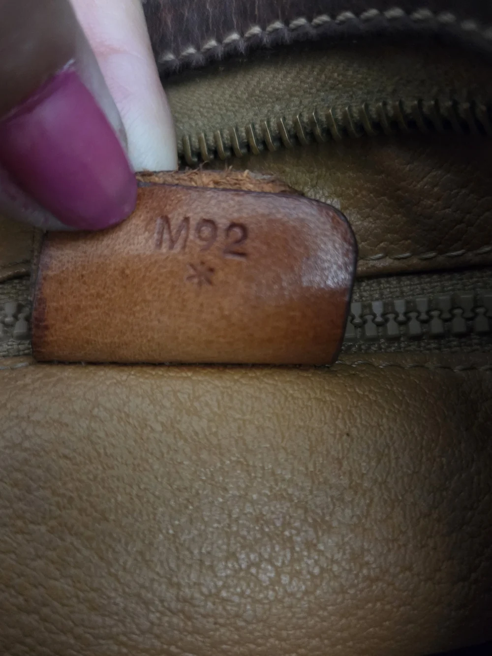 Celine Paris Vintage Macadam Brown Coated Canvas Leather Clutch Portfolio Italy